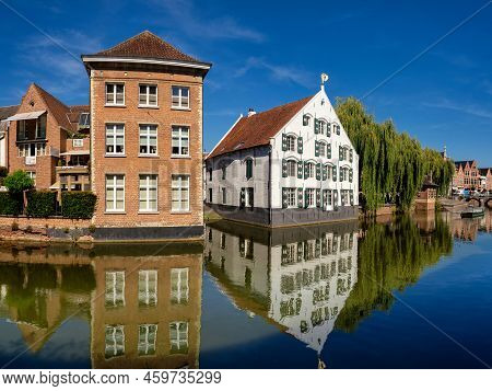 Historical Buildings In The Belgian City Lier