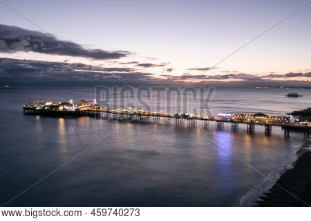 The Pier In Brighton An Iconic Monument Of The South Coast Of England