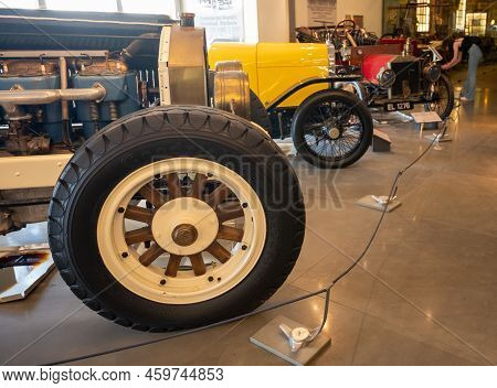 Athens, Greece - May 18, 2022. Old Classic Cars Inside The Hellenic Motor Museum.