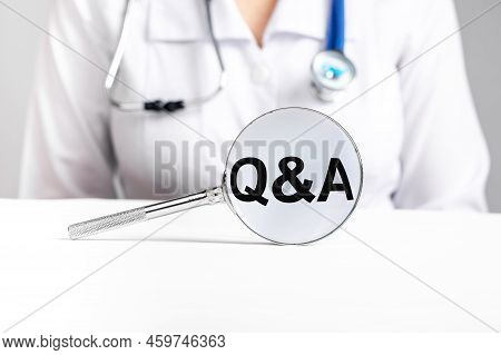 Q And A, Medical Questions, Answers, Faq Concept. High Quality Photo