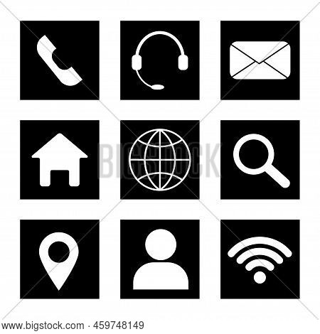 Simple Set Of Business Communication. Contains Such Icons As Meeting