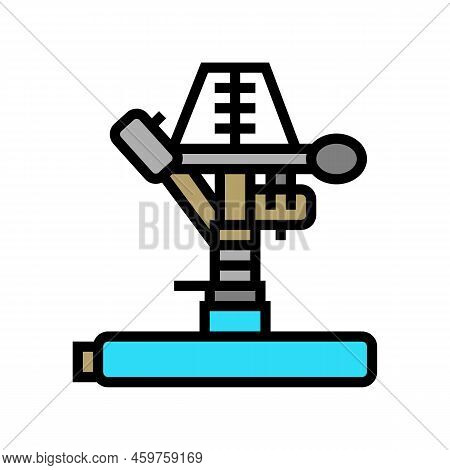 Portable Sprinkler Water Irrigation Color Icon Vector. Portable Sprinkler Water Irrigation Sign. Iso