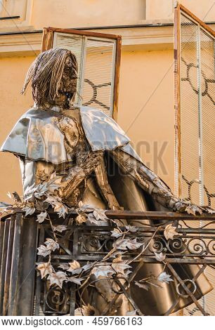 Pecs, Hungary - October 06, 2018: Bronze Statue Of Franz Liszt.