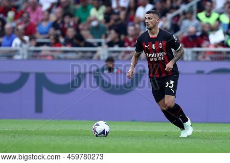 Rade Krunic Of Ac Milan During The  Serie A Match Beetween Ac Milan And Udinese Calcio At Stadio Giu