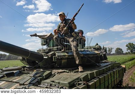 Defense Line Of The Armed Forces Of Ukraine Near Kharkiv