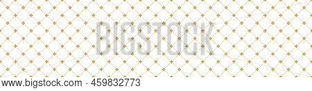 Seamless Geometric Pattern Of Diagonal Lines And Elements Of Oriental Ornament