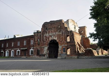 Brest, Belarus - July 22, 2022: Memorial Complex Brest Hero Fortress. Terespol Gate