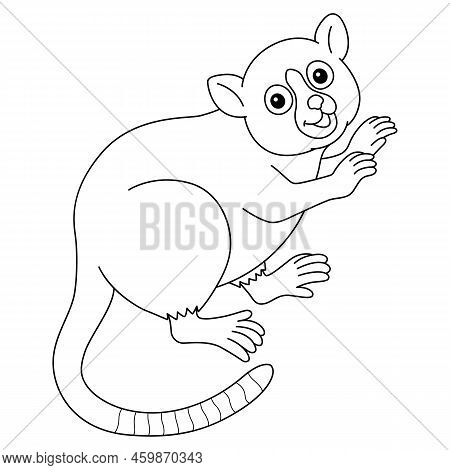 A Cute And Funny Coloring Page Of A Mouse Lemur. Provides Hours Of Coloring Fun For Children. To Col