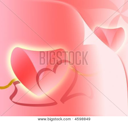 Fond rose