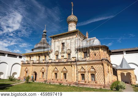 Church Of The Icon Of The Mother Of God Hodegetria In The Rostov Kremlin, Russia.