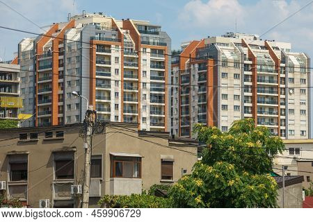 Bucharest, Romania - August 09, 2022: View Of Incity Residences In The Dudesti Neighborhood. This Im