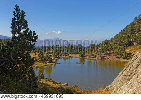 View To The Lac Achard, A Famous Destination For Hikers In Chamrousse Mountain Range