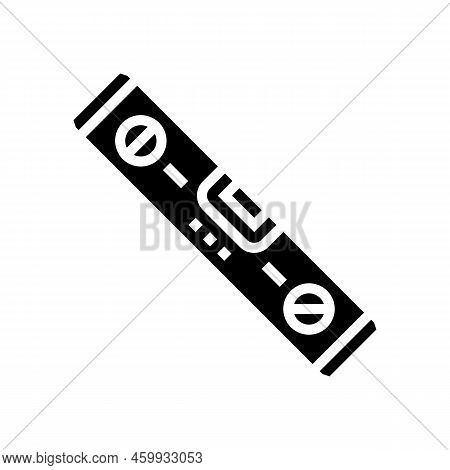 Level Tool Repair Glyph Icon Vector. Level Tool Repair Sign. Isolated Symbol Illustration