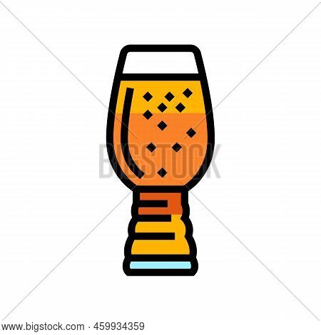 Pale Ale Beer Glass Color Icon Vector. Pale Ale Beer Glass Sign. Isolated Symbol Illustration