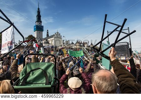 Czestochowa, Poland - October 15, 2016: United Atonement, All-day Prayer Meeting People From All Ove