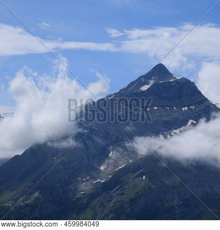 Oldehore In Summer. Mountain Near Gstaad, Switzerland.
