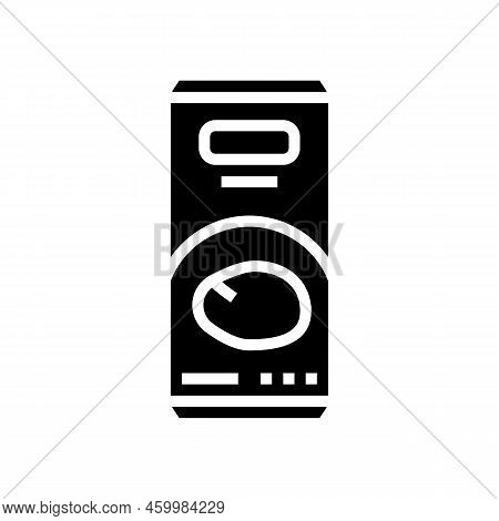 Nectar Mango Fruit Glyph Icon Vector. Nectar Mango Fruit Sign. Isolated Symbol Illustration