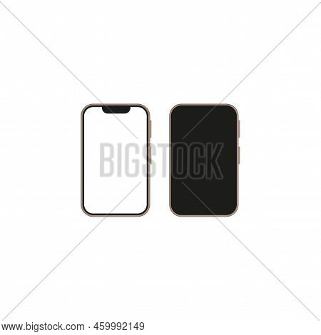 Phone Icon Set. Call Symbol. Vector Illustration. Stock Image.