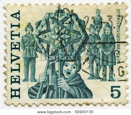 Switzerland stamp 5C