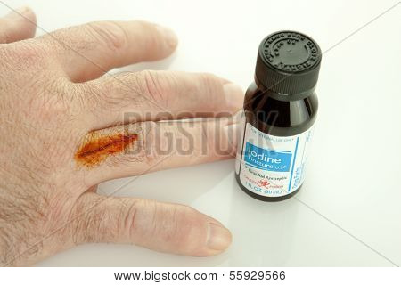 Cut With Iodine