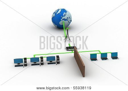 computer networking with globe