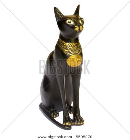 Statuen Egypten kat