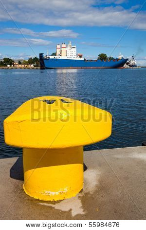 Yellow Bollard