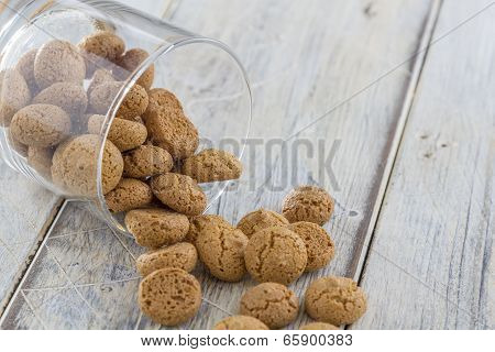 Amarettini Cookies In A Glass