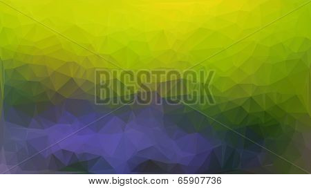 Yellow And Purple Abstract Polygon Triangle Background