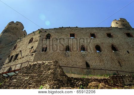 Medieval Castle Andlau In Alsace