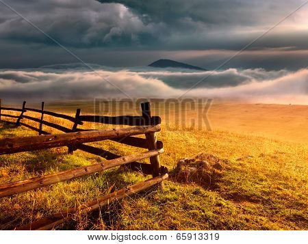 Fence - Durmitor National Park In Montenegro