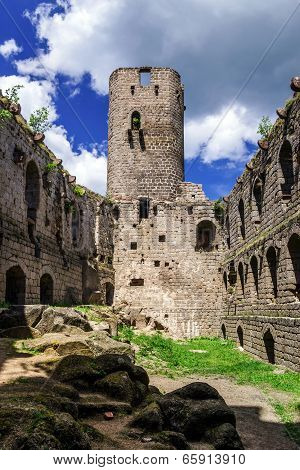 Medieval Castle Andlau In Alsace