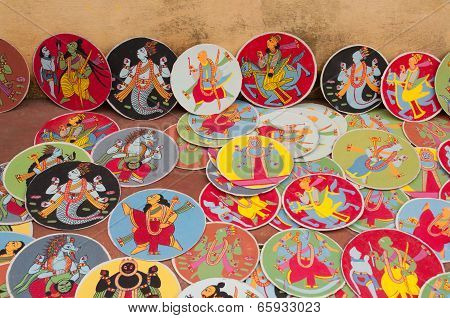 Dashavatara Cards, Artwork, Bishnupur, India