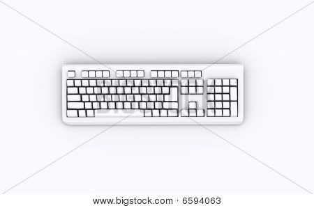 Бесцветная клавиатуры