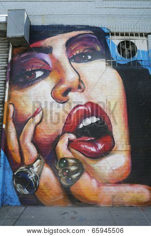 Mural at East Williamsburg in Brooklyn