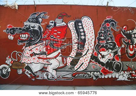 Mural at East Williamsburg in Brooklyn