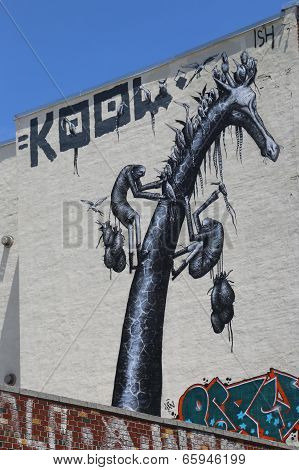 Mural at East Williamsburg in Brooklyn