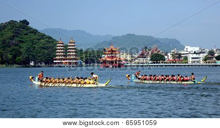 The 2014 Dragon Boat Festival In Kaohsiung, Taiwan