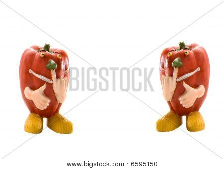 Figurine ไร้สาระในรูปแบบของคนน้อยลวงตา