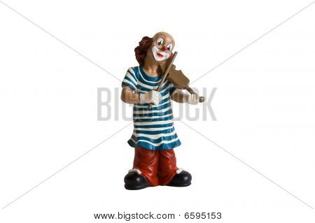 Figurine แยกของตัวตลกกับตัวไวโอลิน