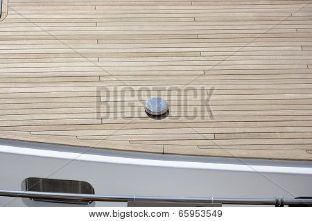 Wooden Decking To Motorboat