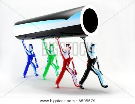 Futuristische Pipe