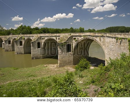 Byala Bridge Is An Arch Bridge Over The Yantra River In Northern Bulgaria