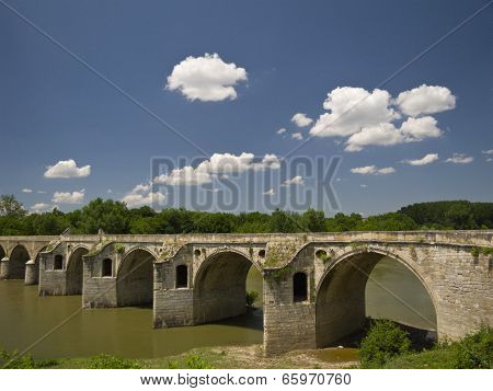 Byala Bridge Is An Arch Bridge Over The Yantra River In Northern Bulgaria
