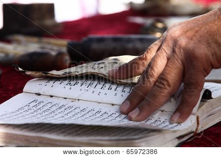 Believer Man Reads The Torah