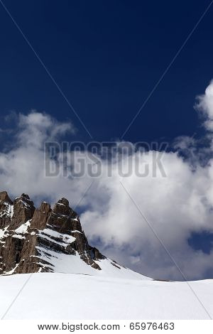 Rock And Snowy Pass