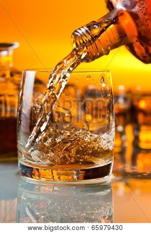 Glass With Whiskey