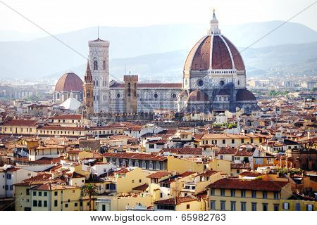 Florence Cathedral Panoramic View, Firenze, Tuscany, Italy