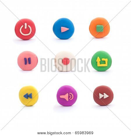 Colorful Media Icons