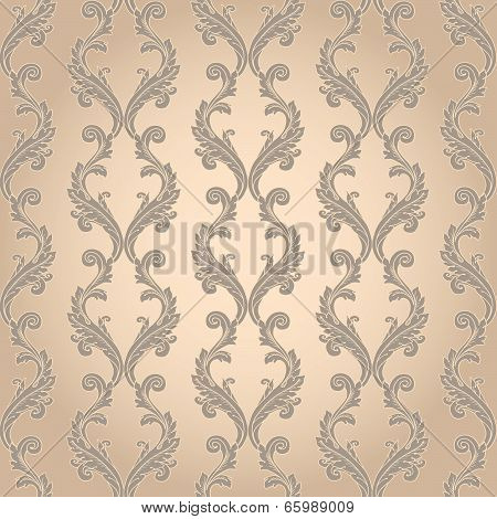Damask seamless pattern